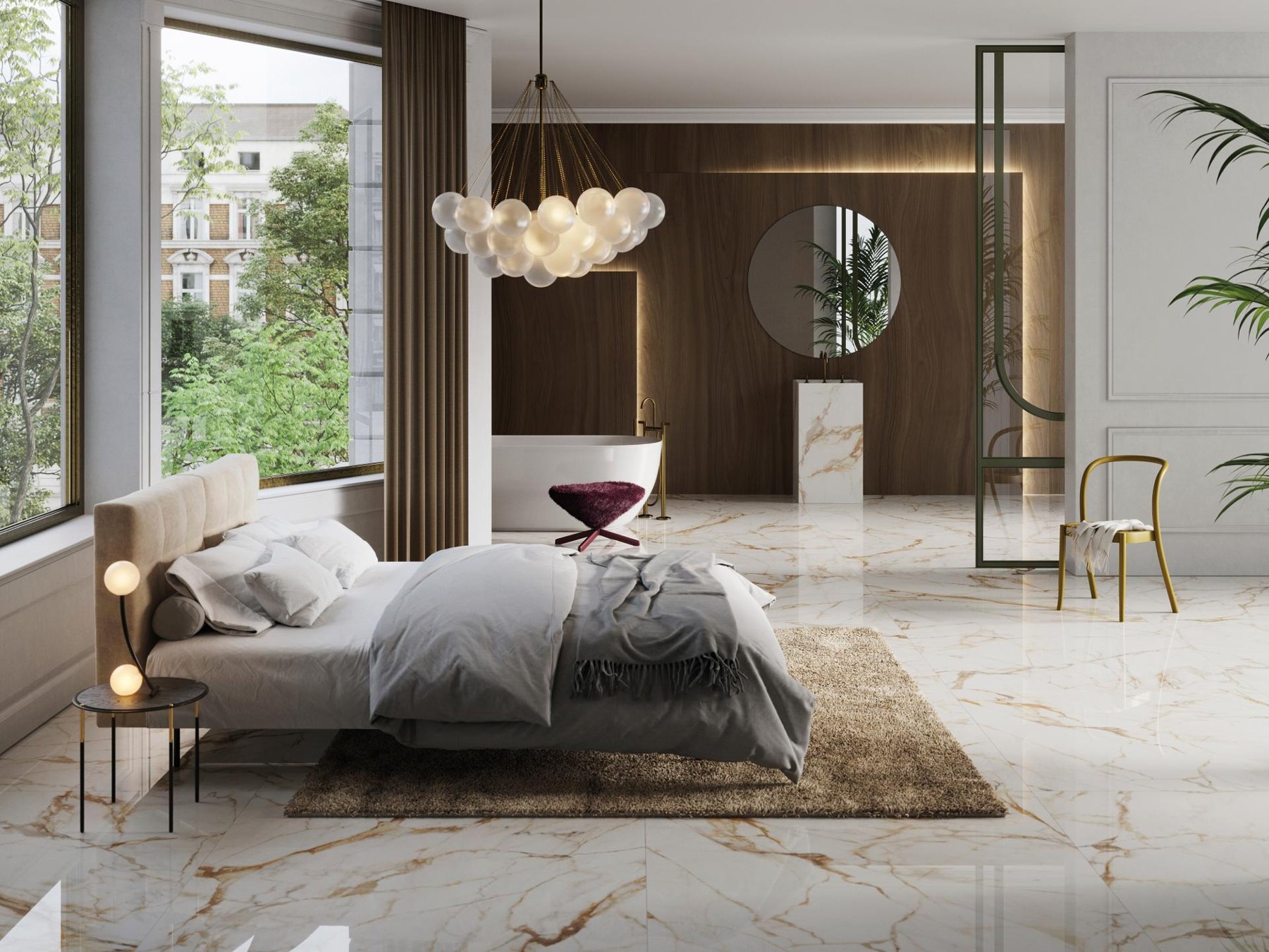 XTONE Calacatta Gold — ภาพการใช้งาน 4
