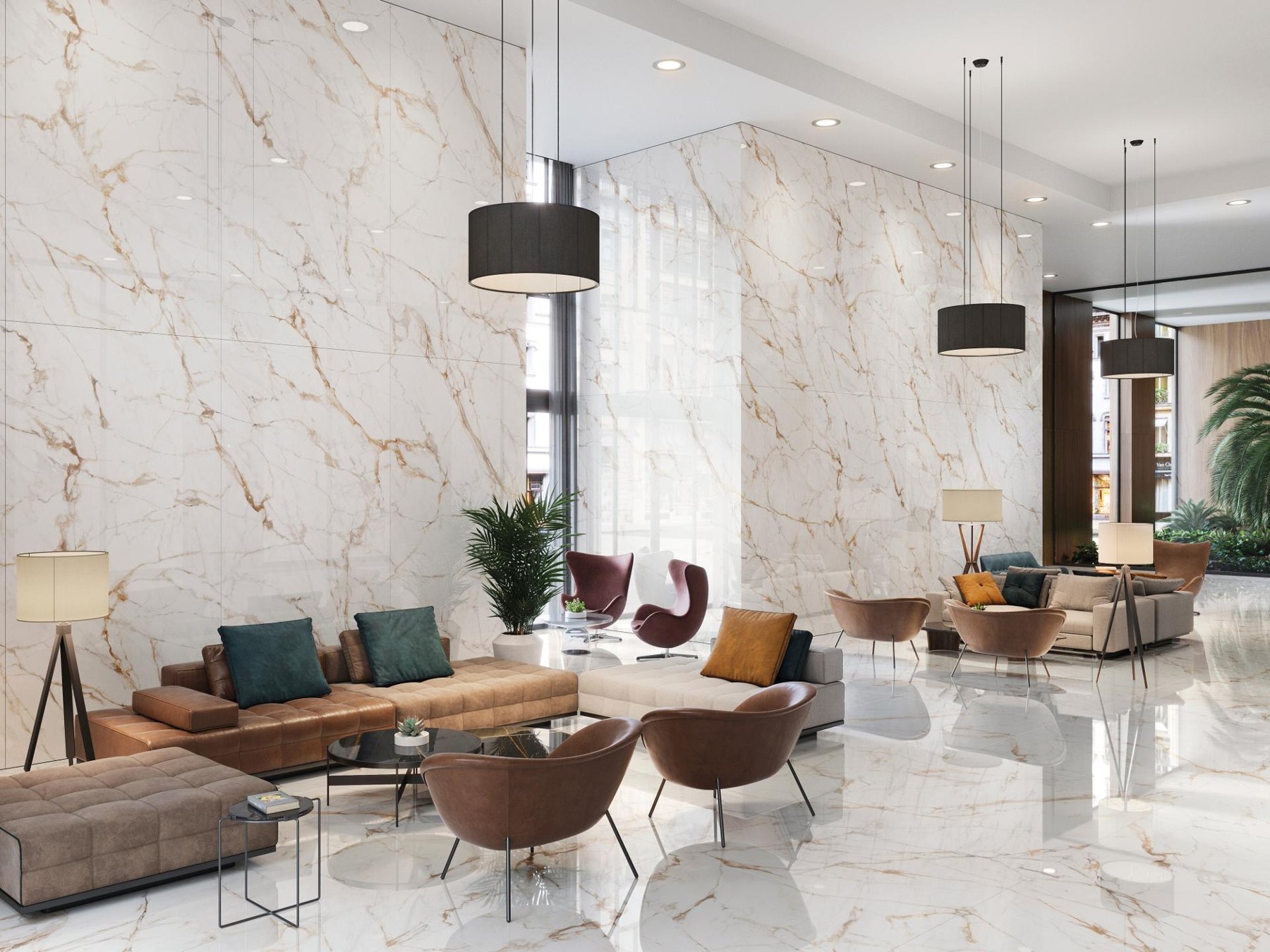XTONE Calacatta Gold — ภาพการใช้งาน 2