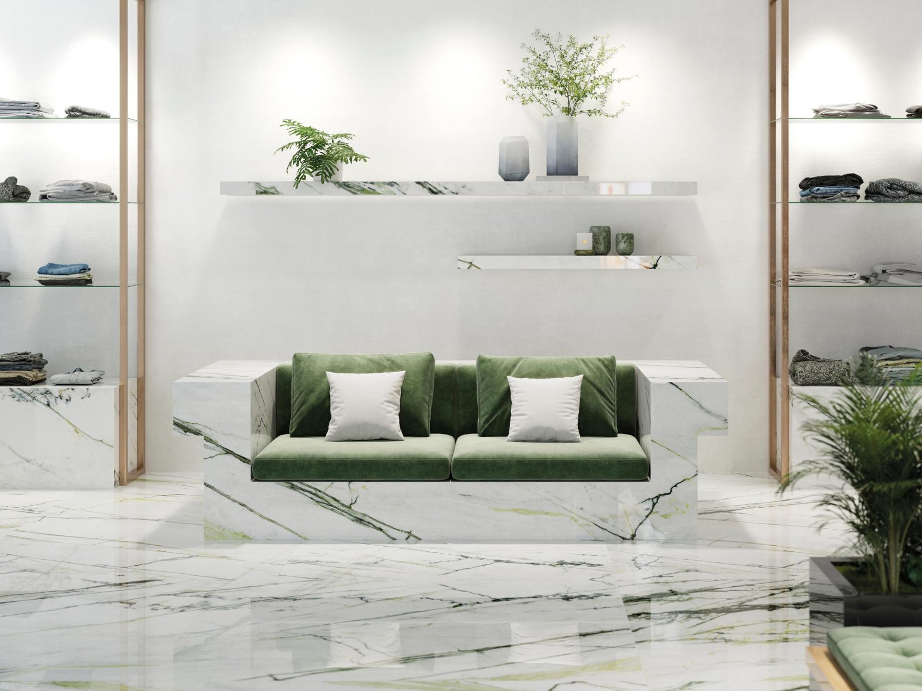 XTONE Calacatta Green — ภาพการใช้งาน 5